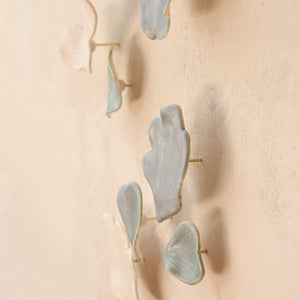 Porcelain Wall Art FOLIAGE handmade in France by Alain Granell