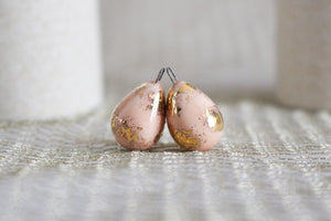 Ceramic and Gold Charms for Jewelry and Accessories Making handmade in France by Alain Granell