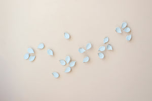 3D Porcelain Wall Art AUTUMN MINI Handmade Leaves by Alain Granell