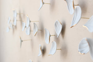 3D Porcelain Wall Art AUTUMN MINI Handmade Leaves by Alain Granell