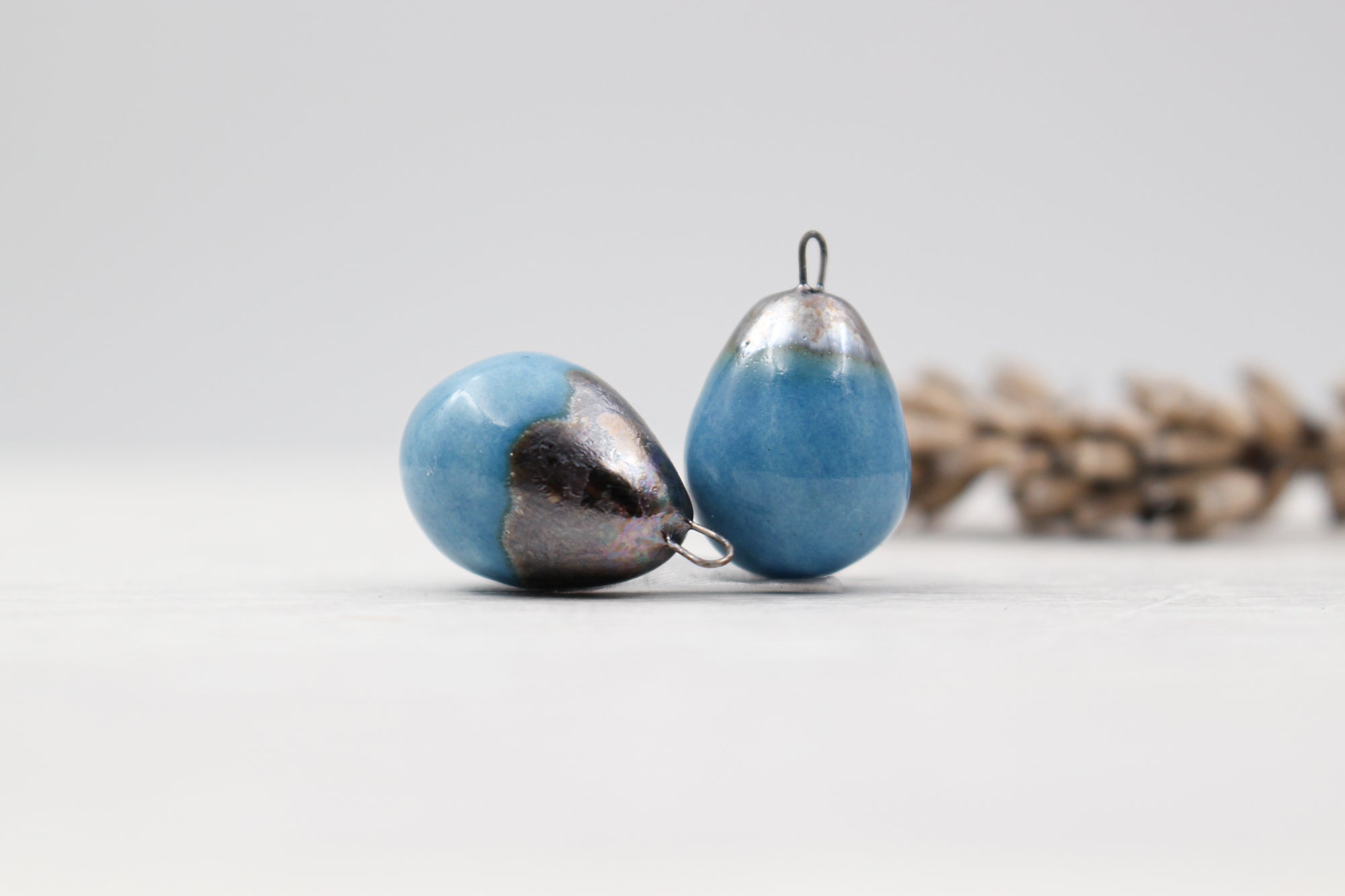 Ceramic Charms for Jewelry and Accessories Making handmade in France by Alain Granell