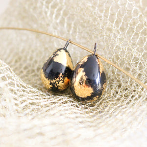 Ceramic and Gold Charms for Jewelry and Accessories Making handmade in France by Alain Granell