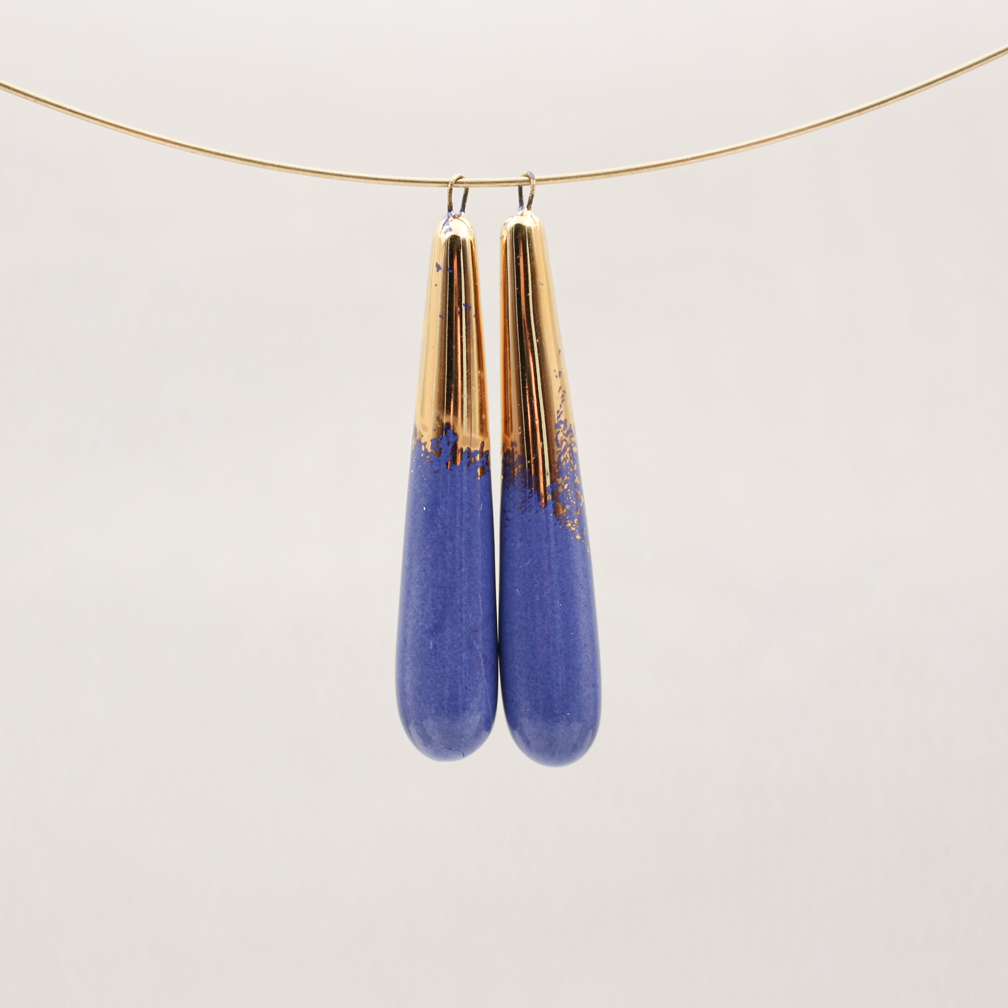 Ceramic and Gold Charms for Jewelry and Accessories Making handmade in France by Alain Granell