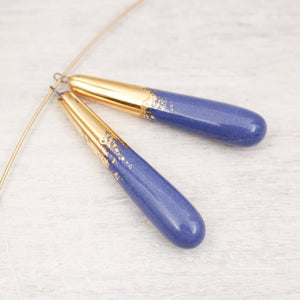 Ceramic and Gold Charms for Jewelry and Accessories Making handmade in France by Alain Granell