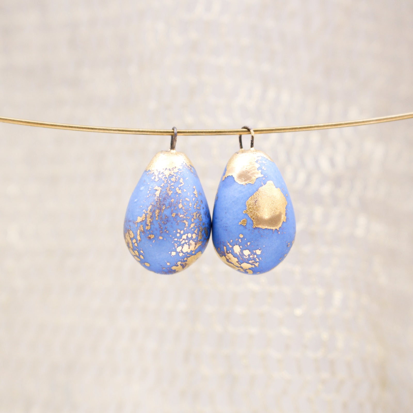 Cute ceramic drops for jewelry craft and accessories handmade in France by Alain Granell