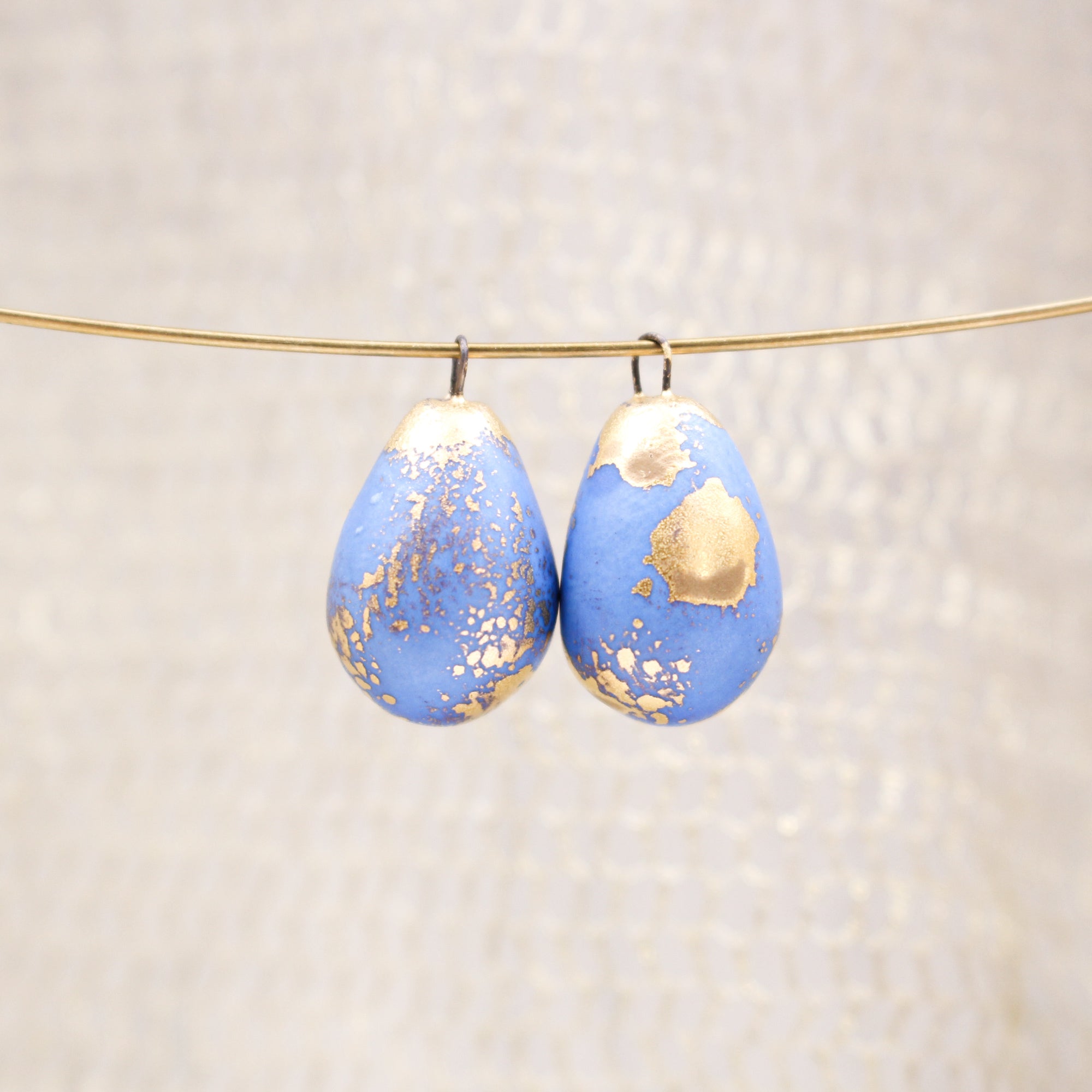 Cute ceramic drops for jewelry craft and accessories handmade in France by Alain Granell