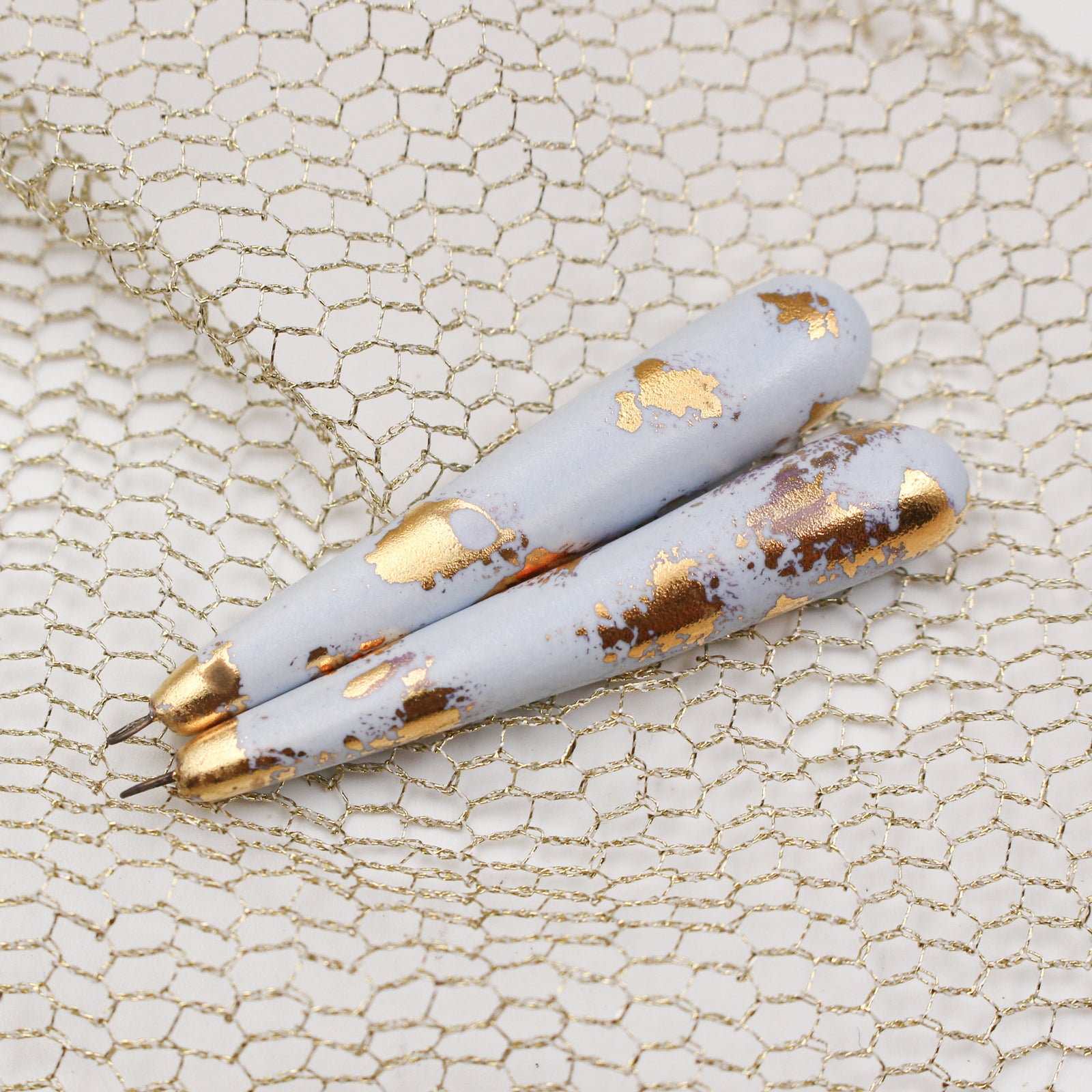 Elegant ceramic charms for jewelry craft and accessories handmade in France by Alain Granell