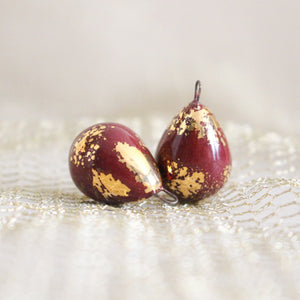 Ceramic and Gold Charms for Jewelry and Accessories Making handmade in France by Alain Granell