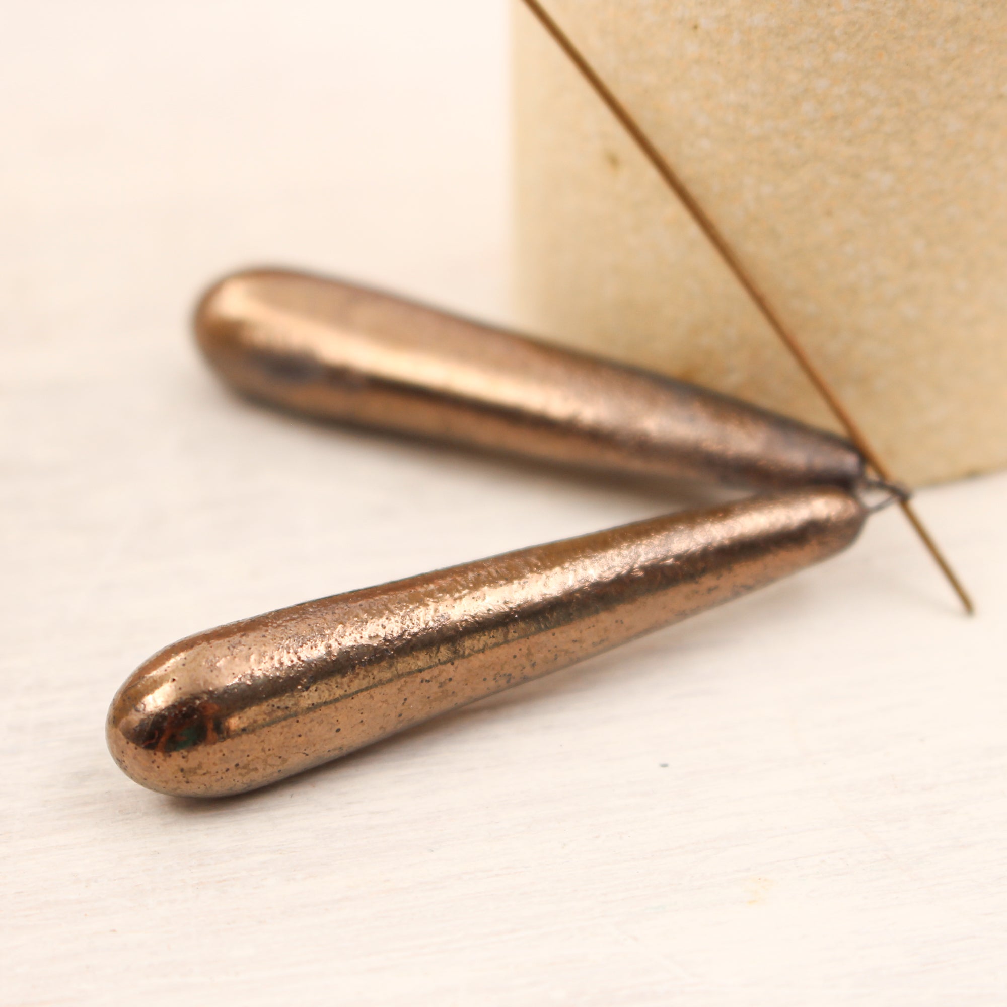 Ceramic charms for jewelry making handmade in France by Alain Granell