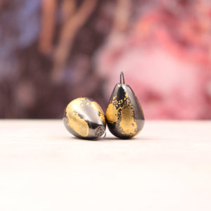 Ceramic and Gold Charms for Jewelry and Accessories Making handmade in France by Alain Granell