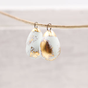 Cute ceramic drops for jewelry craft and accessories handmade in France by Alain Granell