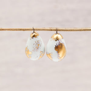 Cute ceramic drops for jewelry craft and accessories handmade in France by Alain Granell