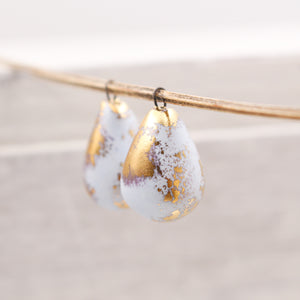 Cute ceramic drops for jewelry craft and accessories handmade in France by Alain Granell