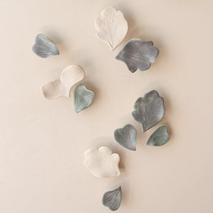 Porcelain Wall Art FOLIAGE handmade in France by Alain Granell
