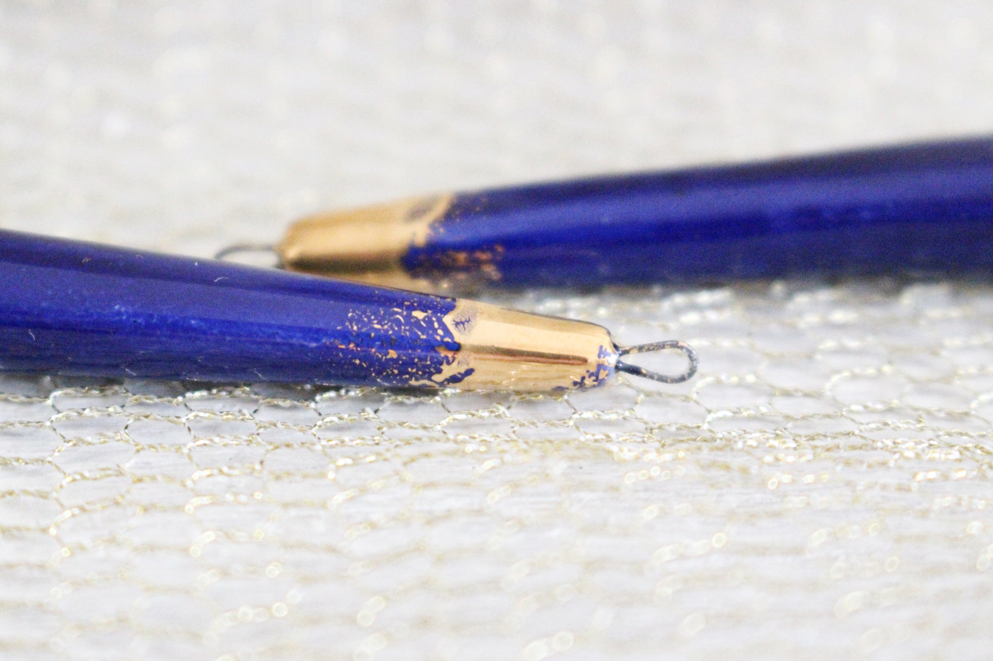 Ceramic and Gold Charms for Jewelry and Accessories Making handmade in France by Alain Granell