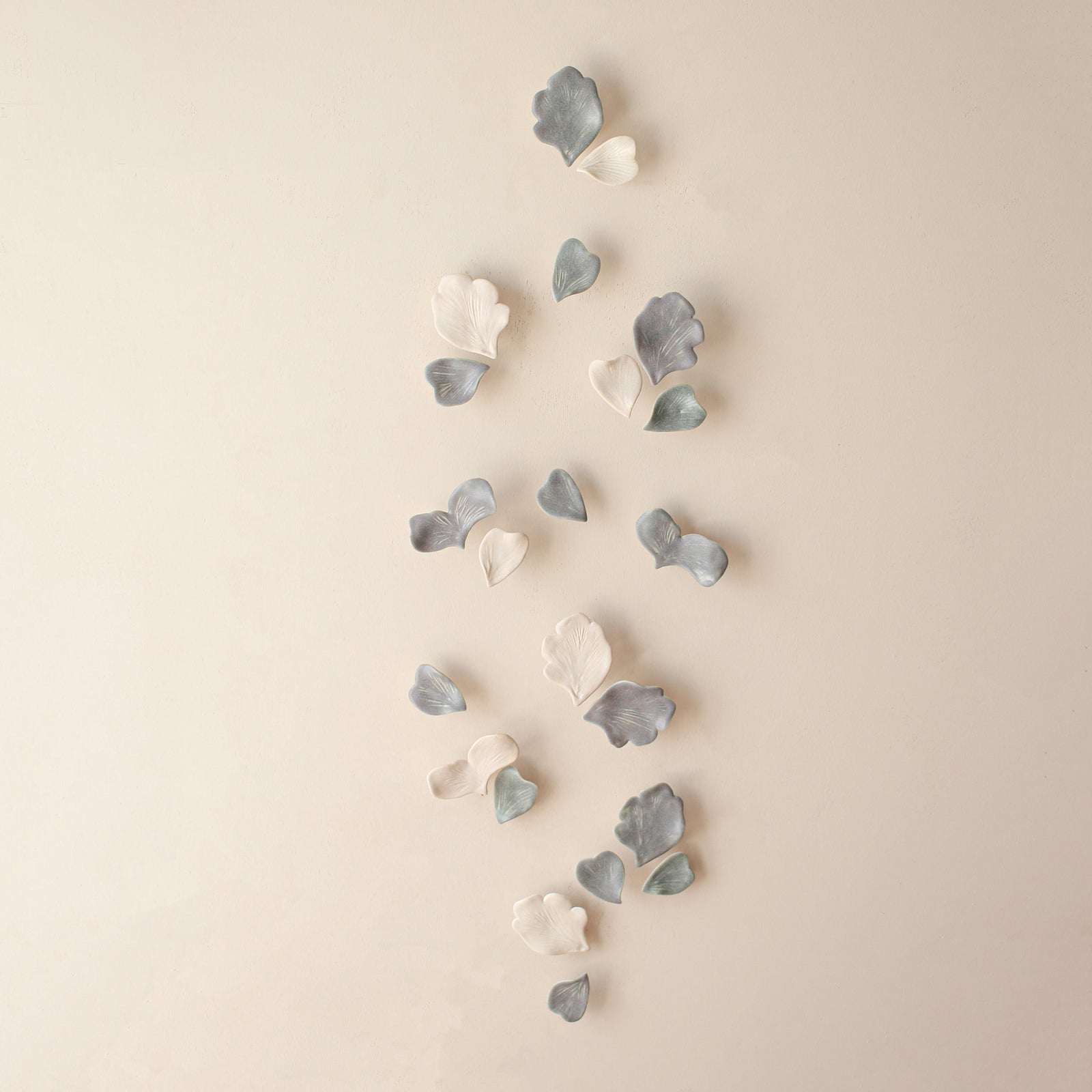 Porcelain Wall Art FOLIAGE handmade in France by Alain Granell