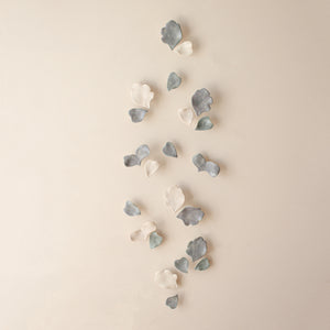 Porcelain Wall Art FOLIAGE handmade in France by Alain Granell