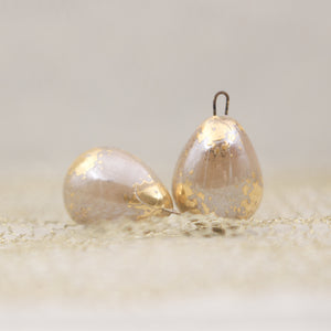 Ceramic and Gold Charms for Jewelry and Accessories Making handmade in France by Alain Granell