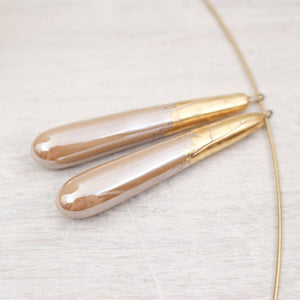 Ceramic and Gold Charms for Jewelry and Accessories Making handmade in France by Alain Granell