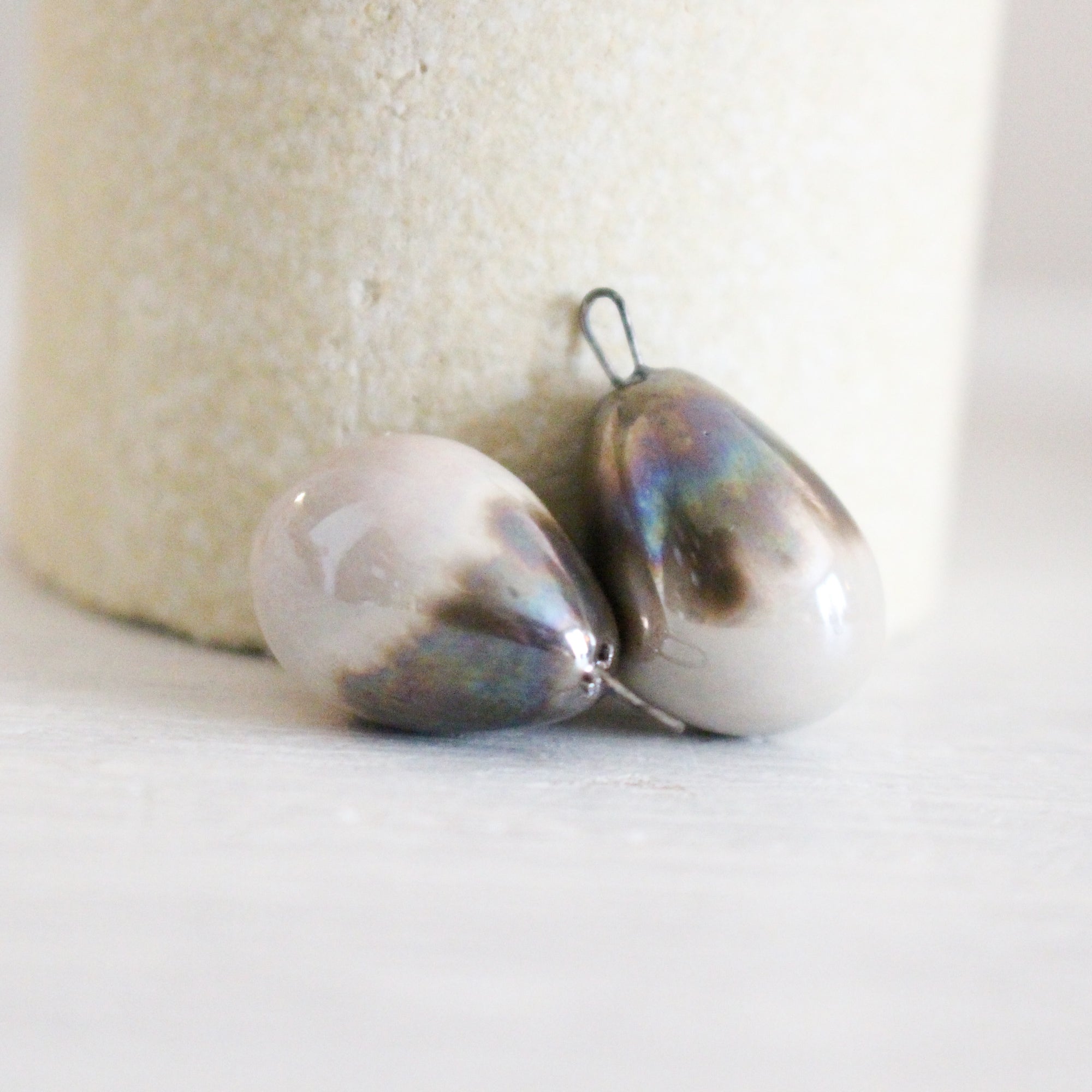 Ceramic Charms for Jewelry and Accessories Making handmade in France by Alain Granell