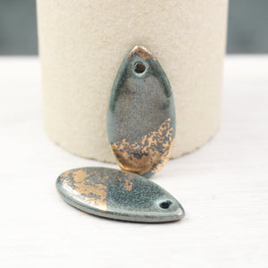 Ceramic and Gold Charms for Jewelry and accessories handmade in France by Alain Granell