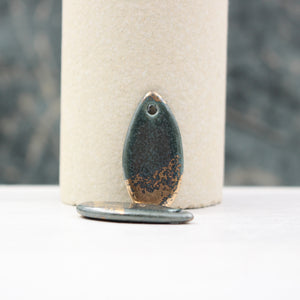 Ceramic and Gold Charms for Jewelry and accessories handmade in France by Alain Granell