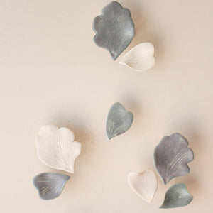Porcelain Wall Art FOLIAGE handmade in France by Alain Granell