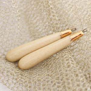 Ceramic and Gold Charms for Jewelry and Accessories Making handmade in France by Alain Granell