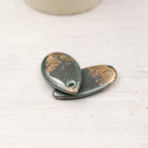 Ceramic and Gold Charms for Jewelry and accessories handmade in France by Alain Granell