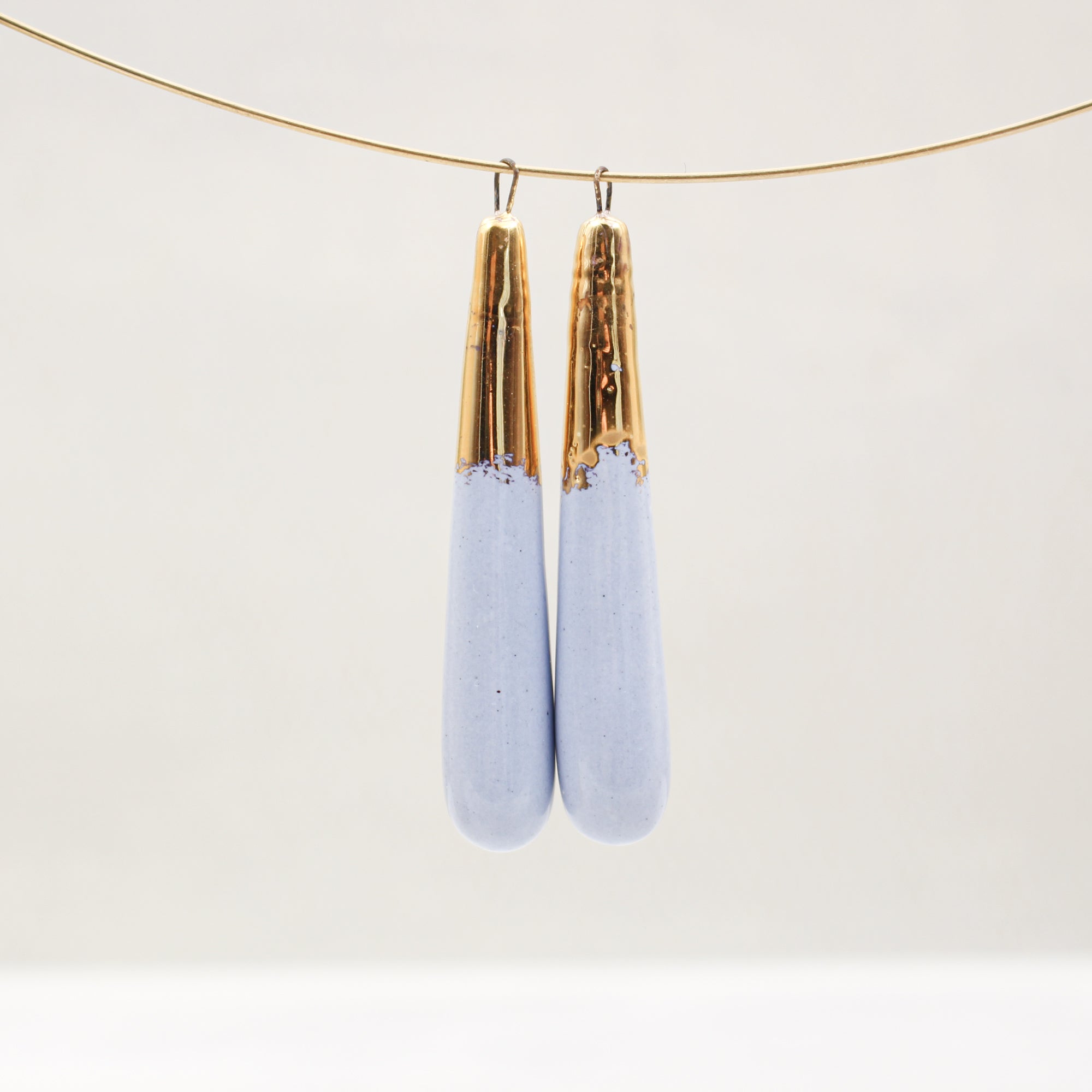 Ceramic and Gold Charms for Jewelry and Accessories Making handmade in France by Alain Granell