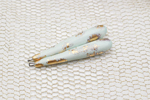 Elegant ceramic charms for jewelry craft and accessories handmade in France by Alain Granell