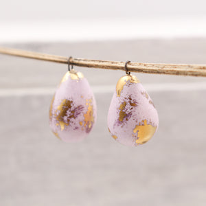 Cute ceramic drops for jewelry craft and accessories handmade in France by Alain Granell