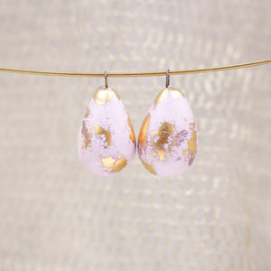 Cute ceramic drops for jewelry craft and accessories handmade in France by Alain Granell