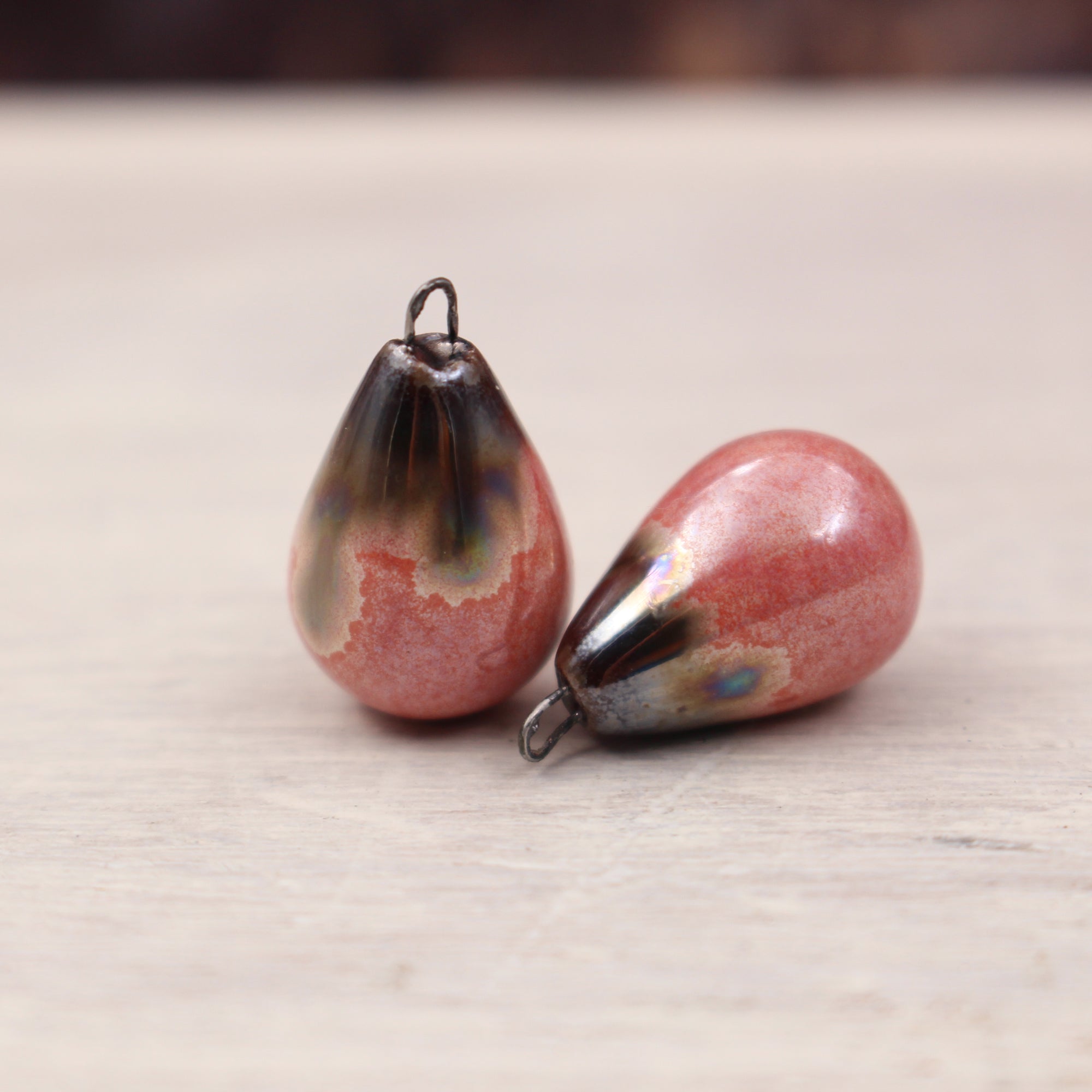 Ceramic Charms for Jewelry and Accessories Making handmade in France by Alain Granell