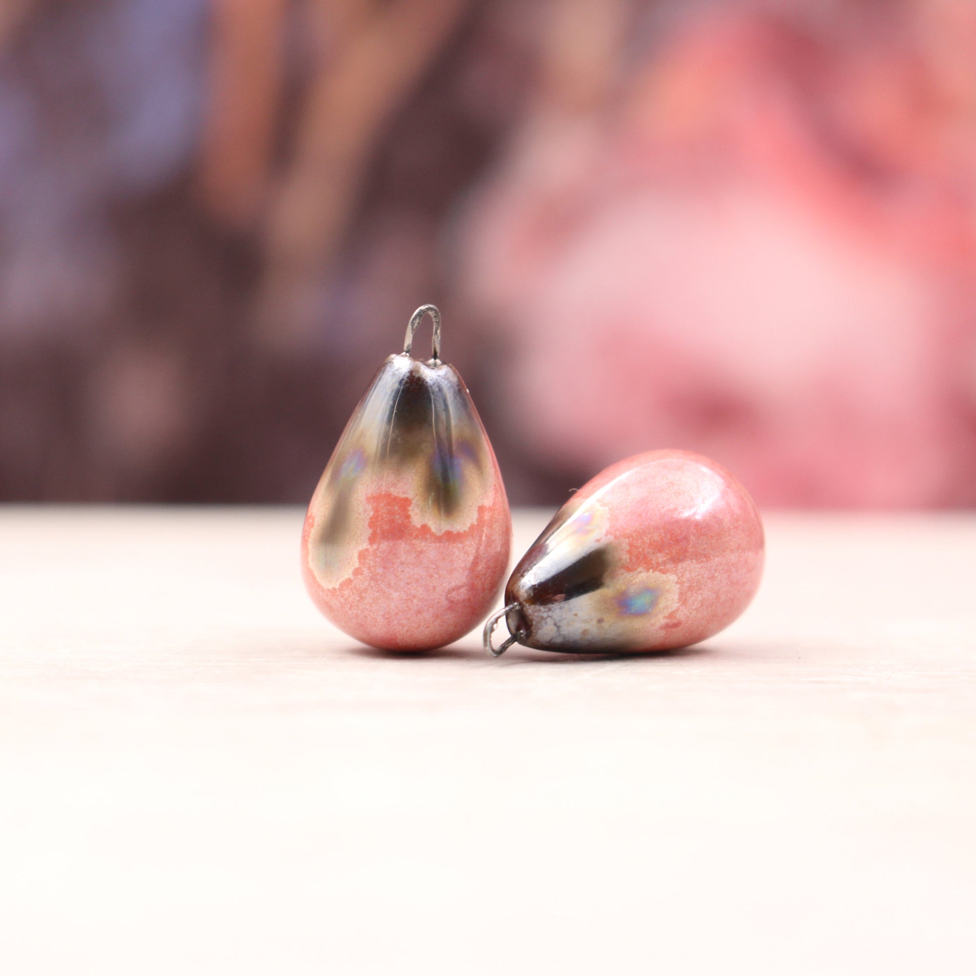 Ceramic Charms for Jewelry and Accessories Making handmade in France by Alain Granell