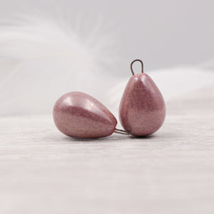 Ceramic charms for jewelry making handmade in France by Alain Granell