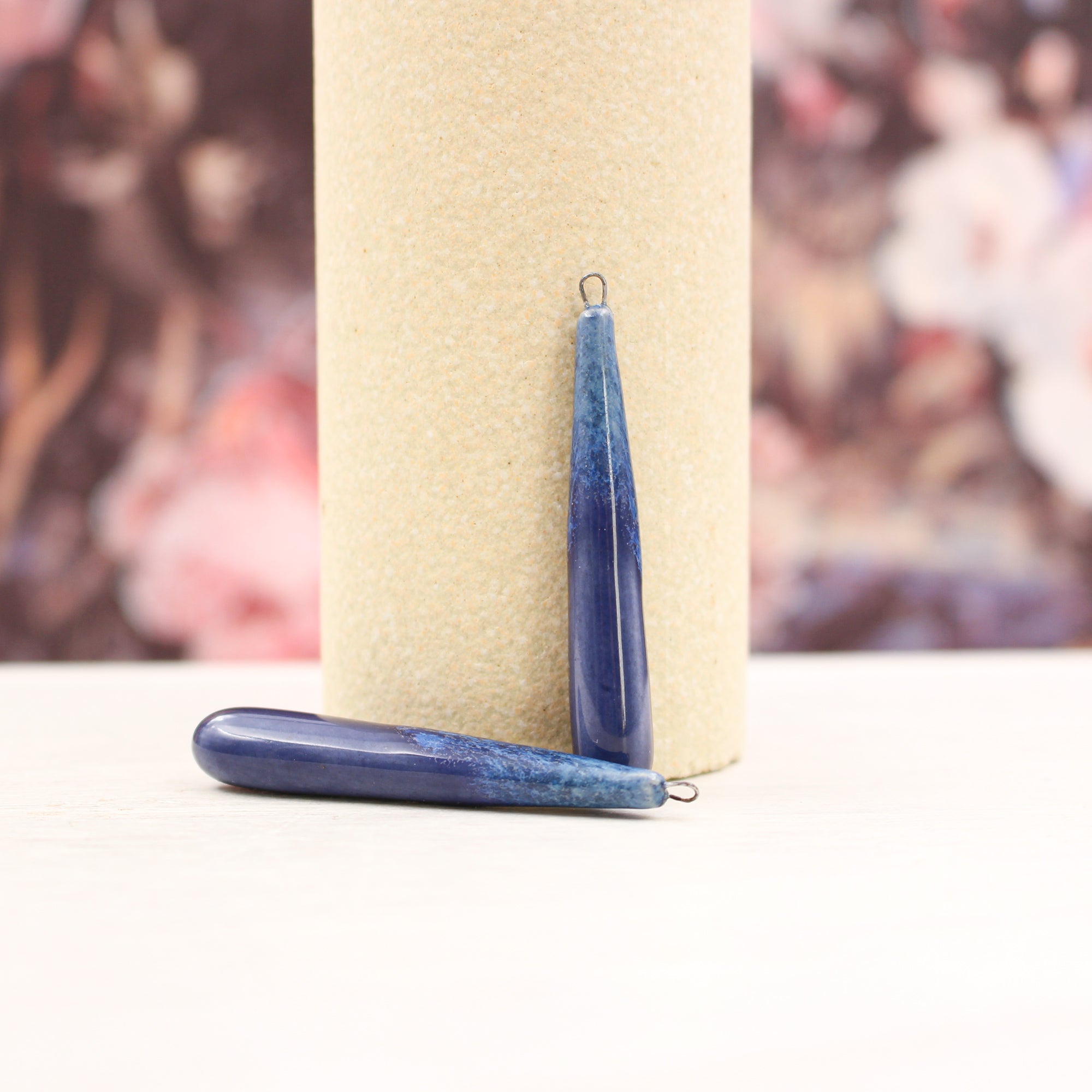 Ceramic Charms for Jewelry and Accessories Making handmade in France by Alain Granell