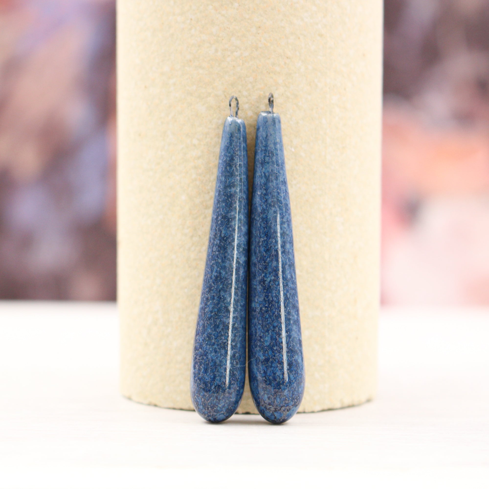 Ceramic charms for jewelry making handmade in France by Alain Granell