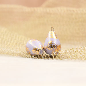 Ceramic and Gold Charms for Jewelry and Accessories Making handmade in France by Alain Granell