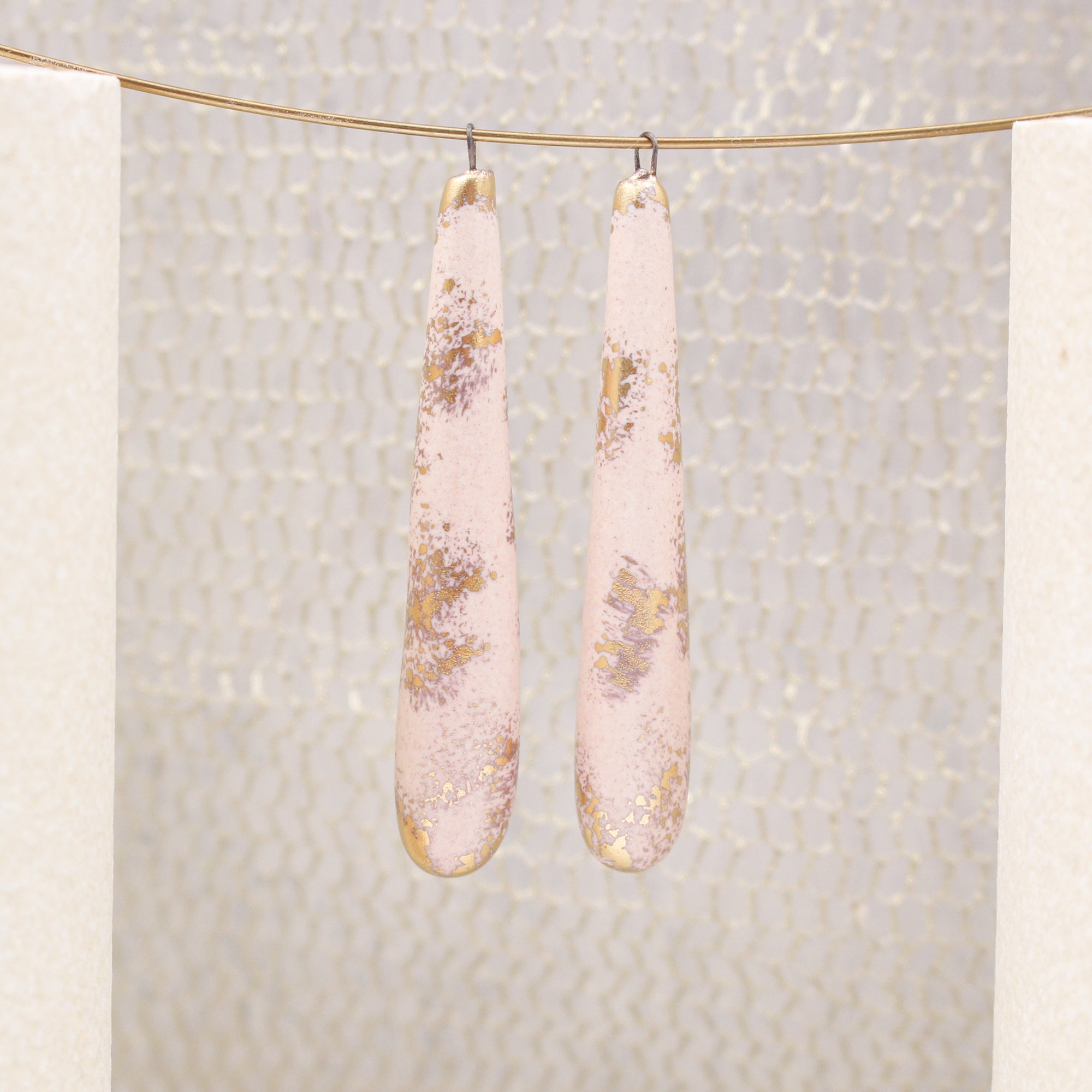 Elegant ceramic charms for jewelry craft and accessories handmade in France by Alain Granell