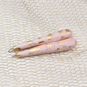 Elegant ceramic charms for jewelry craft and accessories handmade in France by Alain Granell