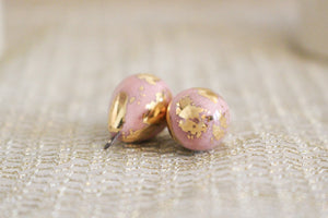 Ceramic and Gold Charms for Jewelry and Accessories Making handmade in France by Alain Granell