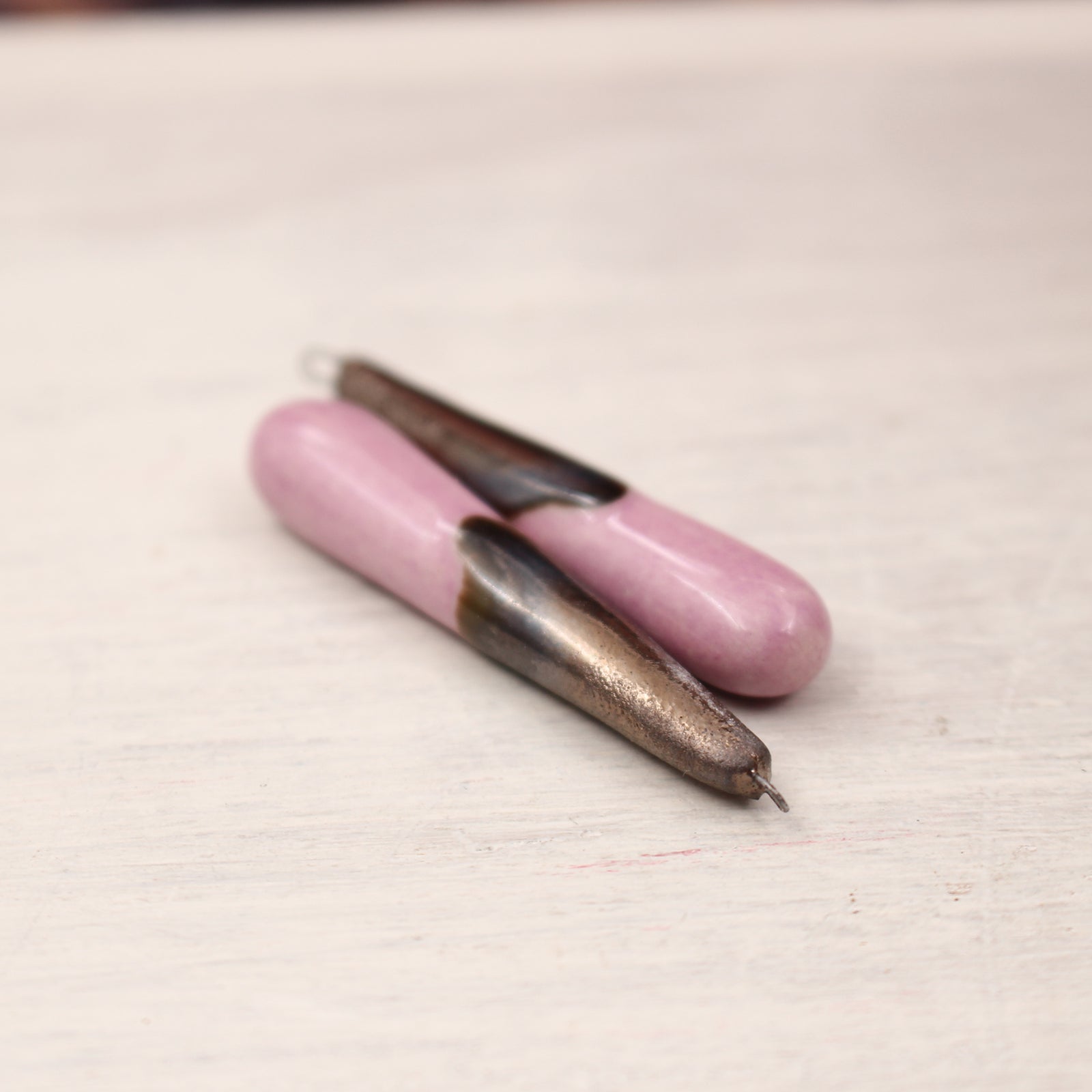 Ceramic Charms for Jewelry and Accessories Making handmade in France by Alain Granell