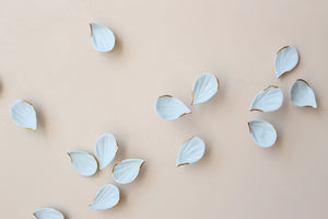 3D Porcelain Wall Art AUTUMN MINI Handmade Leaves by Alain Granell