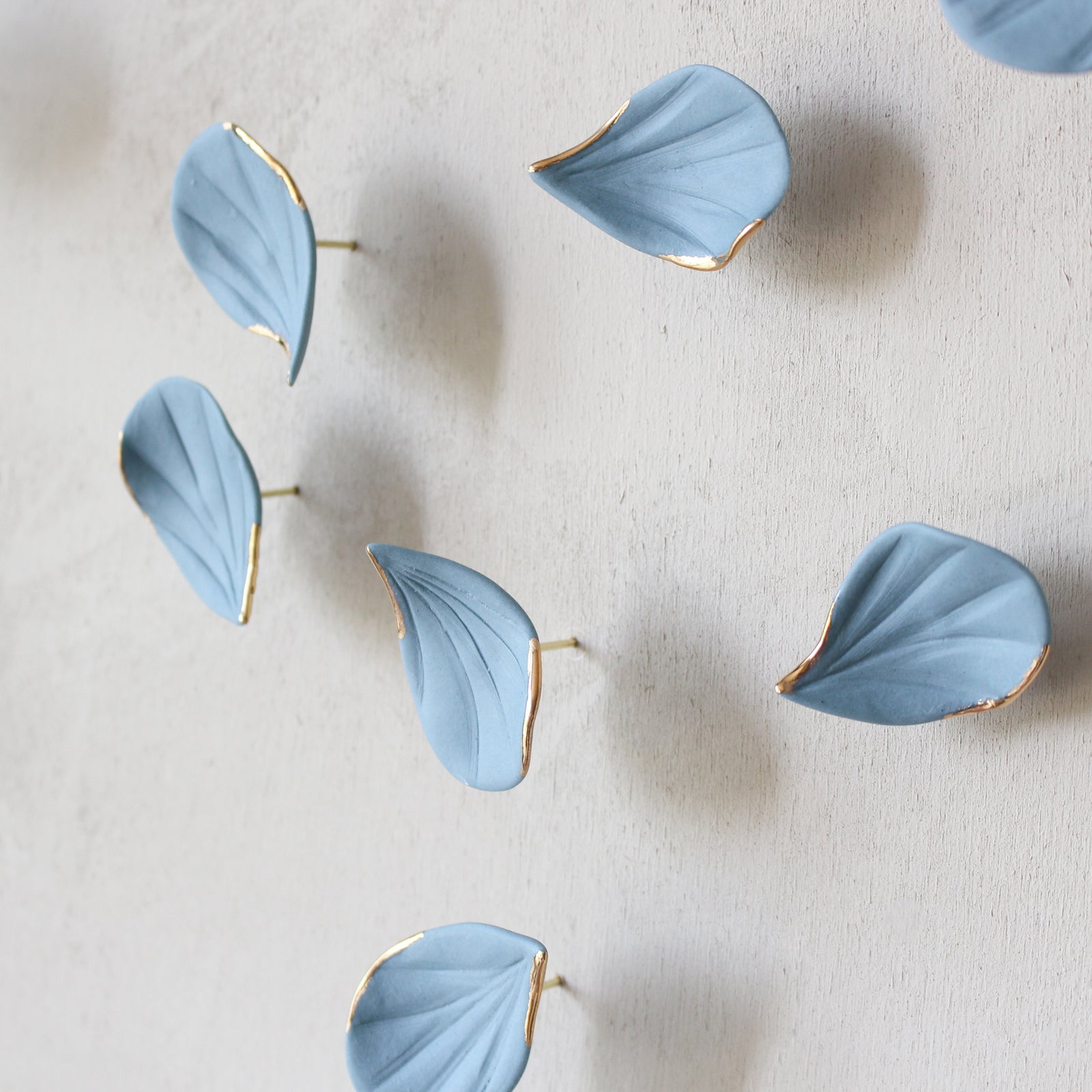 3D Porcelain Wall Art AUTUMN MINI Handmade Leaves by Alain Granell