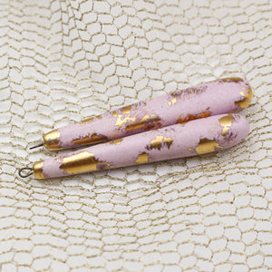 Elegant ceramic charms for jewelry craft and accessories handmade in France by Alain Granell