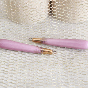 Ceramic and Gold Charms for Jewelry and Accessories Making handmade in France by Alain Granell