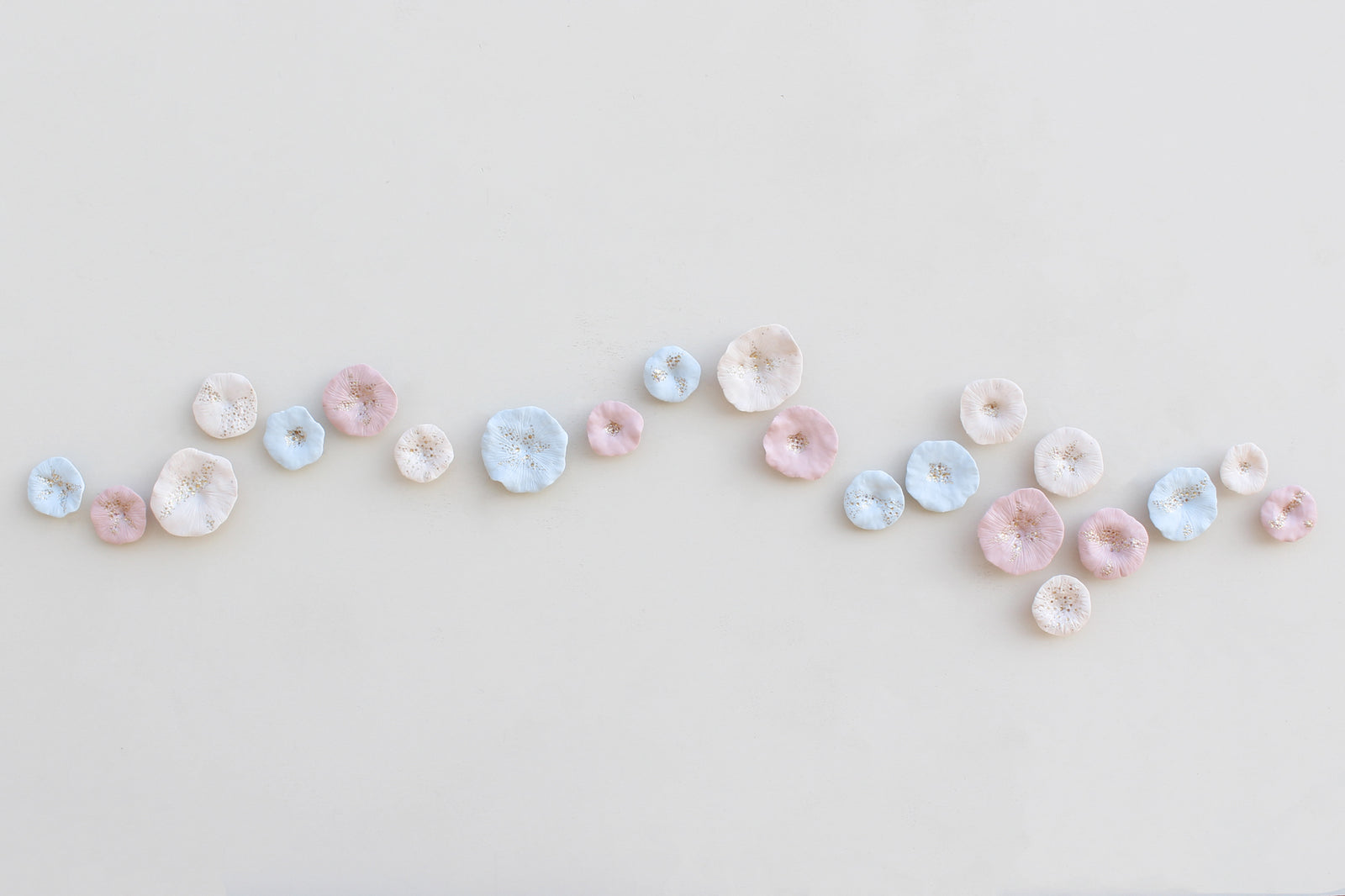 Colorful Porcelain Wall Art Seaside Theme handmade in France by Alain Granell