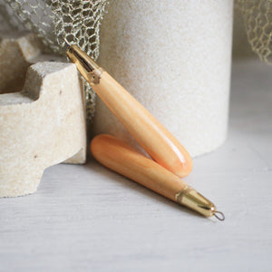 Ceramic and Gold Charms for Jewelry and Accessories Making handmade in France by Alain Granell