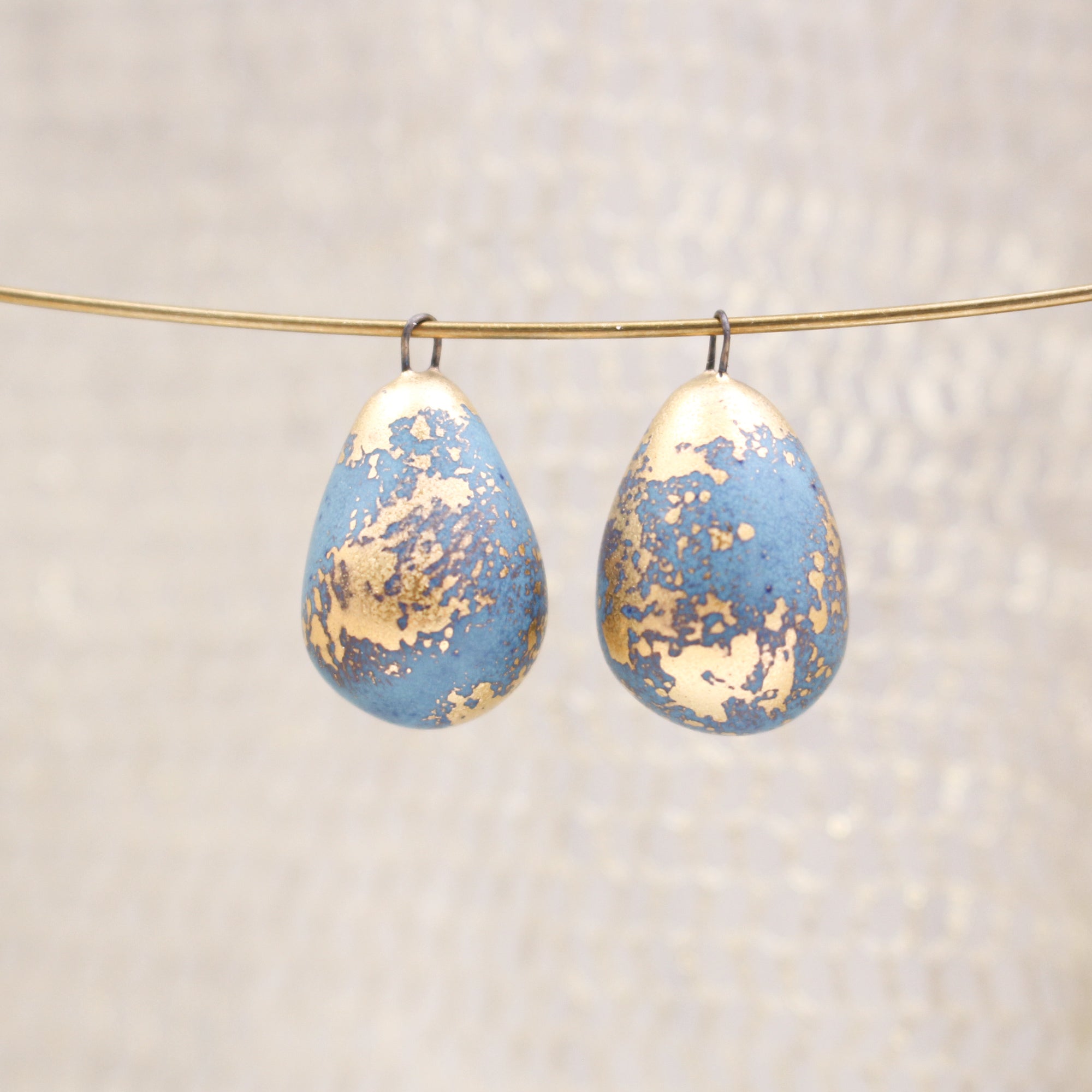 Cute ceramic drops for jewelry craft and accessories handmade in France by Alain Granell